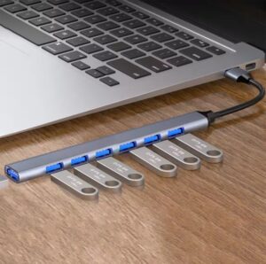 7 prievadų USB šakotuvas kaina internetu