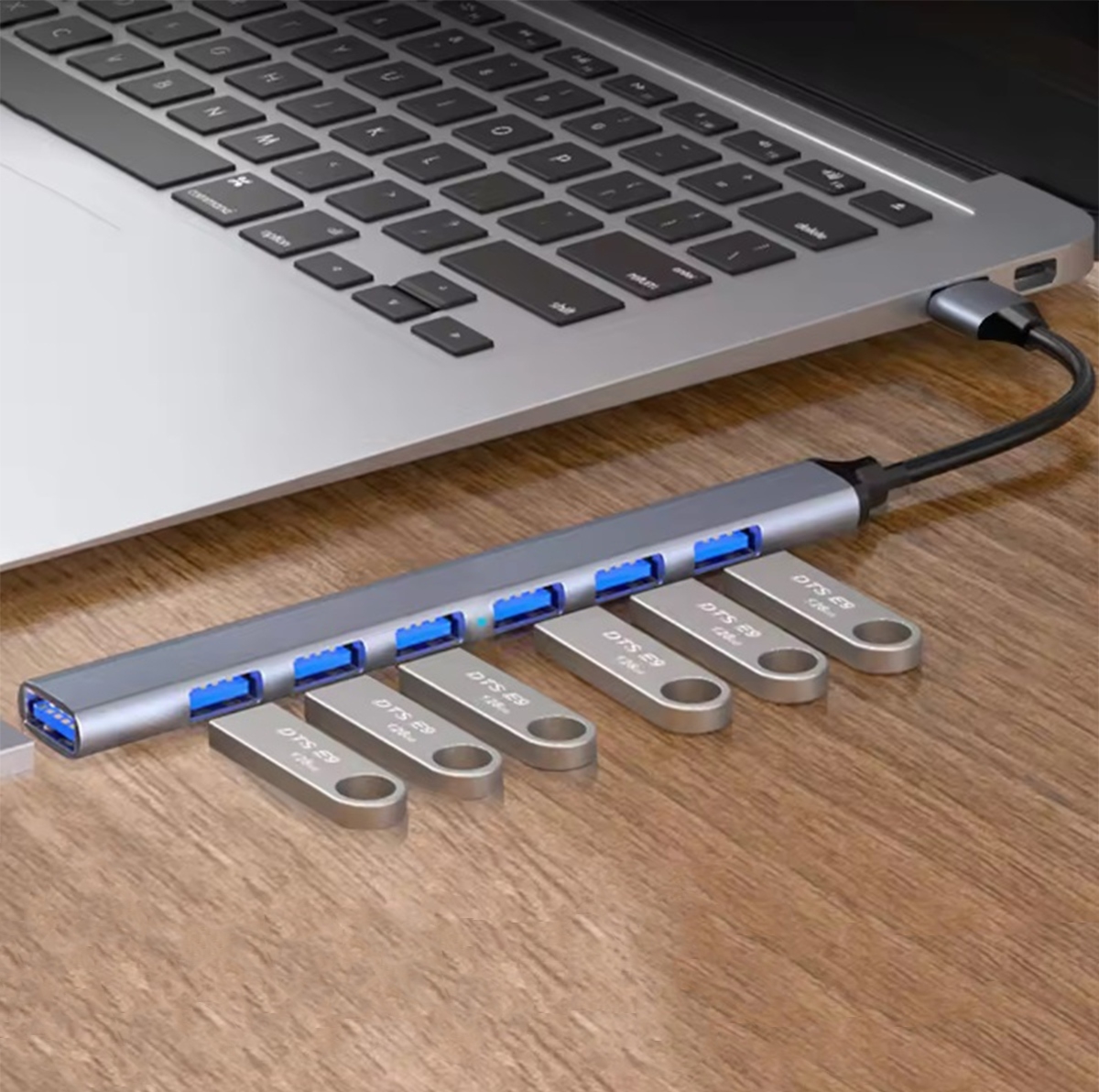 7 prievadų USB šakotuvas kaina internetu