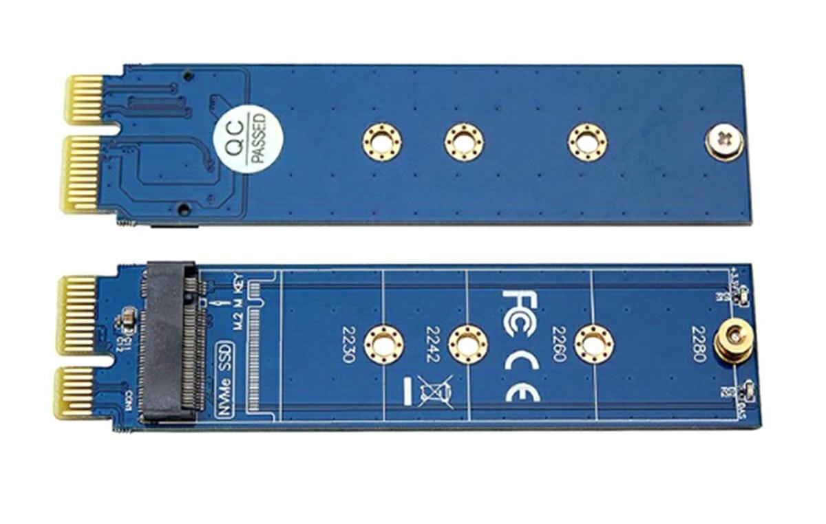 Adapteris M.2 NVMe Key M kaina internetu