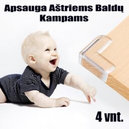 Apsauga Aštriems Baldų Kampams, 4 vnt. kaina internetu