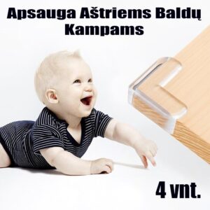 Apsauga Aštriems Baldų Kampams, 4 vnt. kaina internetu