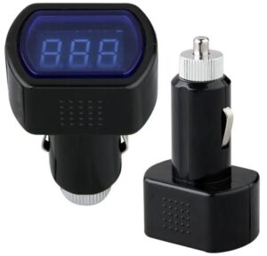 Automobilio voltmetras / testeris 12–24 V kaina internetu