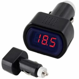 Automobilio voltmetras / testeris 12–24 V kaina internetu