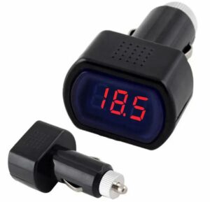 Automobilio voltmetras / testeris 12–24 V kaina internetu