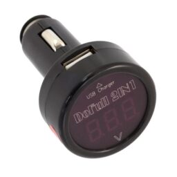 Automobilio voltmetras - USB įkroviklis kaina internetu