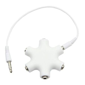 AUX 3,5mm šakotuvas 6X3,5mm kaina internetu