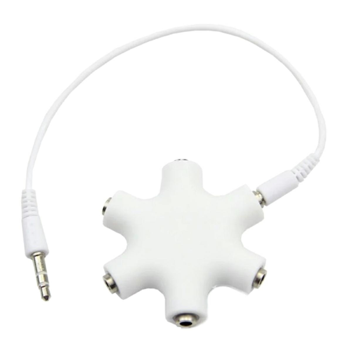 AUX 3,5mm šakotuvas 6X3,5mm kaina internetu