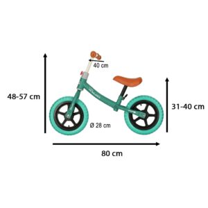 Balansinis dviratukas "Turquoise" kaina internetu