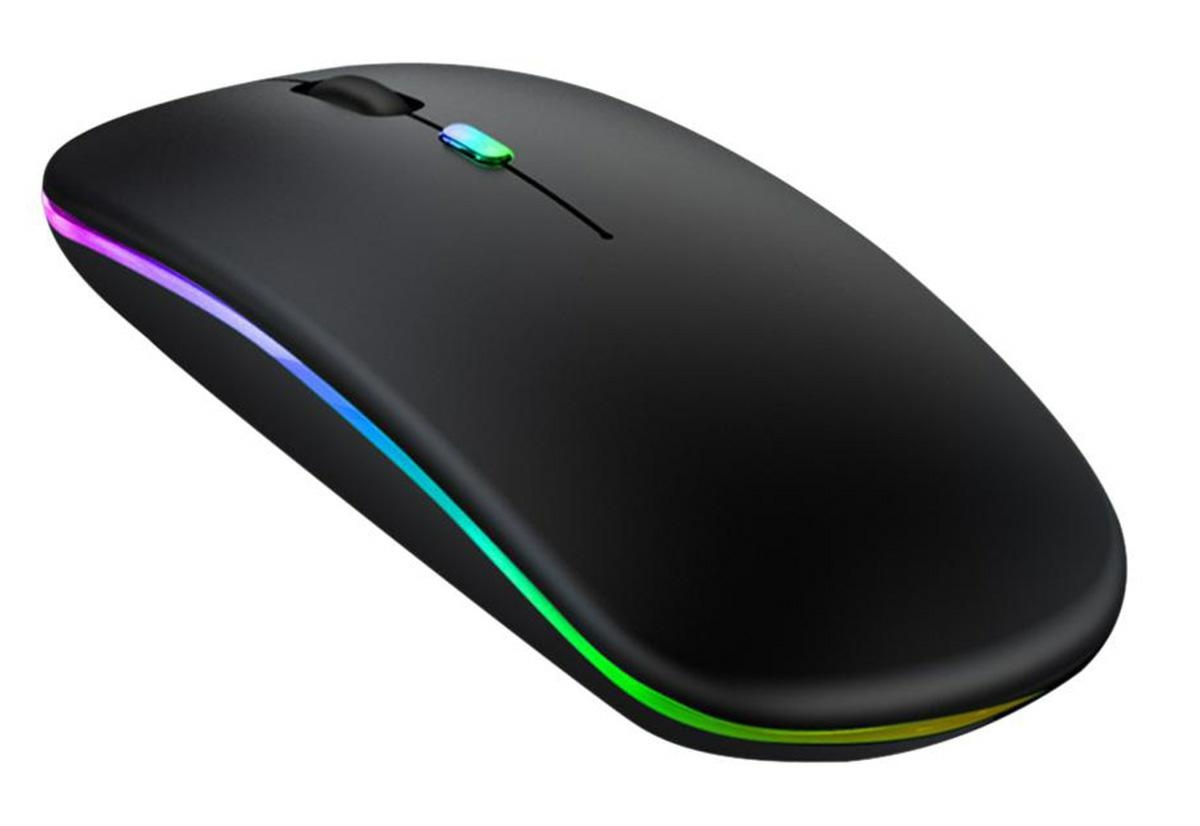 Belaidė pelė su RGB LED apšvietimu. kaina internetu