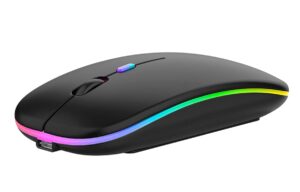 Belaidė pelė su RGB LED apšvietimu. kaina internetu
