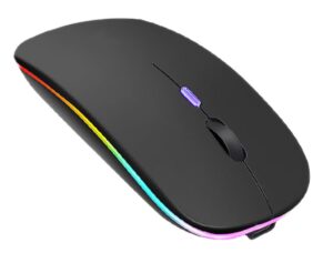 Belaidė pelė su RGB LED apšvietimu. kaina internetu