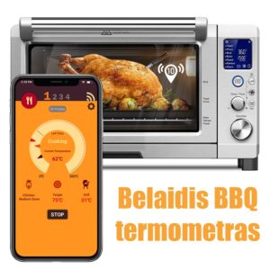 Belaidis BBQ termometras kaina internetu