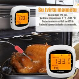Belaidis BBQ Termometras "Easy BBQ Pro" kaina internetu