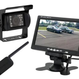 Bevielė vaizdo kamera automobilio galinio vaizdo stebėjimui + LCD 7" kaina internetu