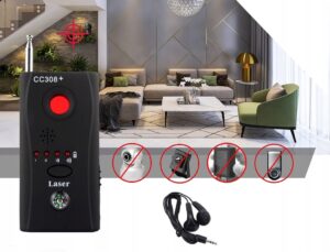 Blakių Detektorius (Slaptoms Kameroms ir Pasiklausymo Blakėms Aptikti) kaina internetu