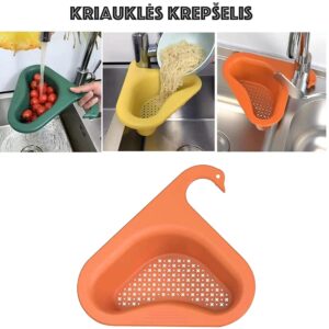 Daugiafunkcinis kriauklės krepšelis kaina internetu