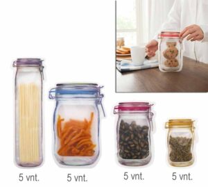 Daugkartinių maišelių rinkinys kaina internetu