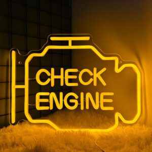 Dekoracinis šviestuvas "CHECK ENGINE" kaina internetu