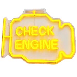 Dekoracinis šviestuvas "CHECK ENGINE" kaina internetu