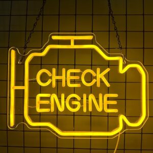 Dekoracinis šviestuvas "CHECK ENGINE" kaina internetu
