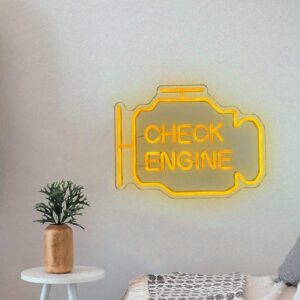 Dekoracinis šviestuvas "CHECK ENGINE" kaina internetu