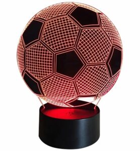 Dekoratyvinė LED lempa, futbolo kamuolio formos kaina internetu