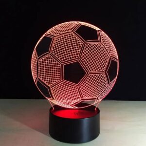 Dekoratyvinė LED lempa, futbolo kamuolio formos kaina internetu