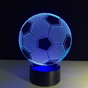 Dekoratyvinė LED lempa, futbolo kamuolio formos kaina internetu