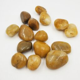 Dekoratyviniai Akmenukai Gintaro Spalvos kaina internetu