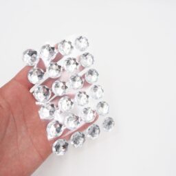 Dekoratyviniai lipnūs kristalai, 2 cm, 24 vnt. kaina internetu