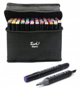 Dvipusiai Markeriai 80 Vnt. "Touch Cool" kaina internetu