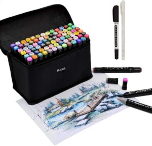 Dvipusiai Markeriai 80 Vnt. "Touch Cool" kaina internetu