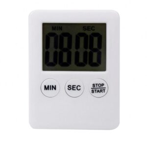 Elektroninis virtuvės laikmatis Baltas kaina internetu