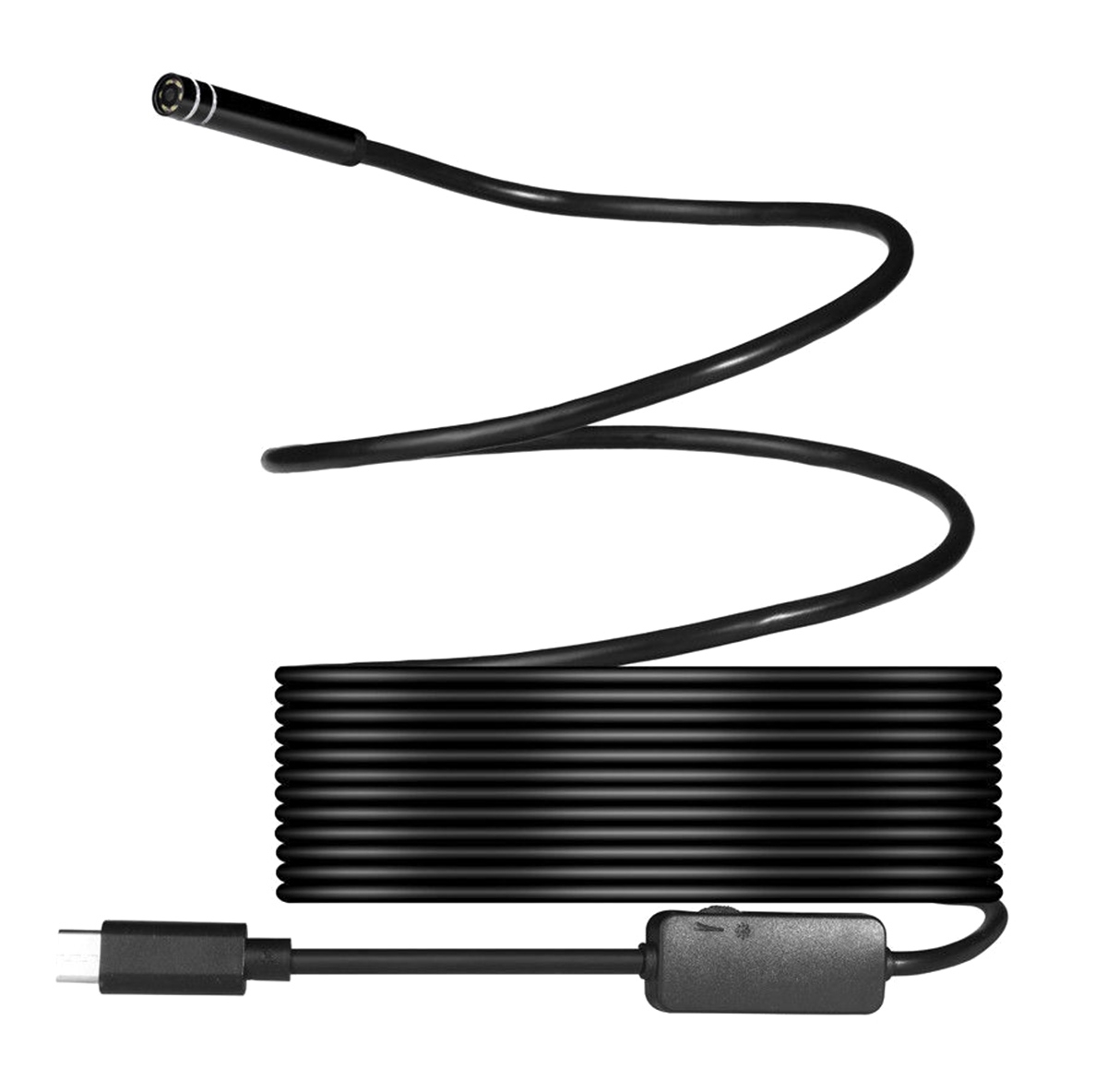 Endoskopinė kamera 5,5 mm, USB-C, 5 m kaina internetu
