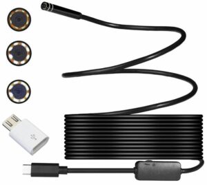 Endoskopinė kamera 5,5 mm, USB-C, 5 m kaina internetu
