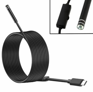 Endoskopinė kamera 5,5 mm, USB-C, 5 m kaina internetu