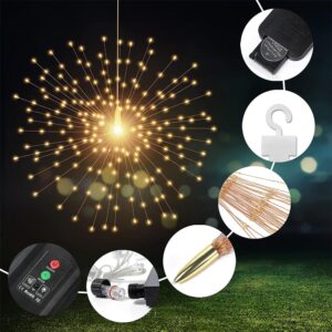 "Firework" girlianda su saulės panele kaina internetu
