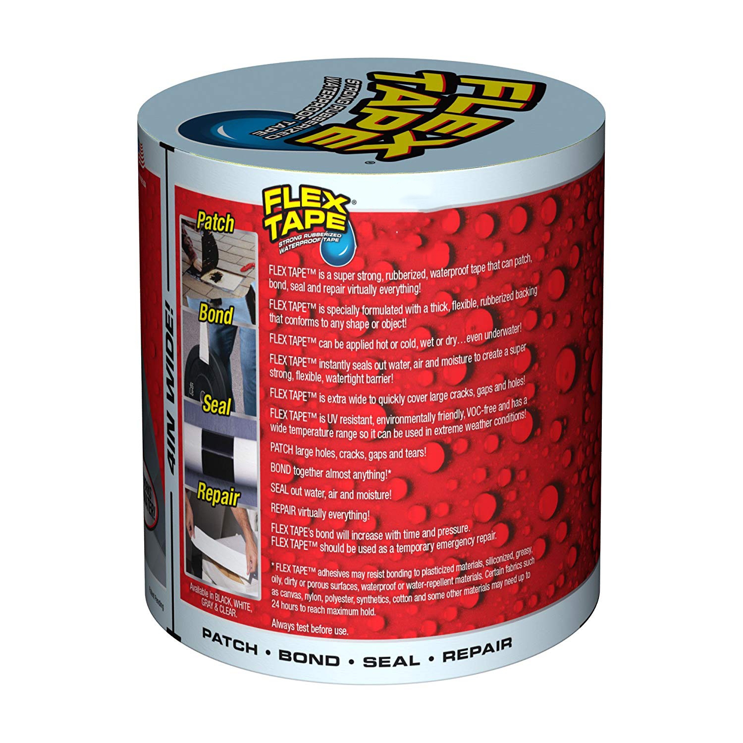 "FLEX TAPE" vandeniui atspari lipni juosta (juoda sp.) kaina internetu