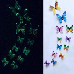 Fluorescencinių drugelių rinkinys kaina internetu