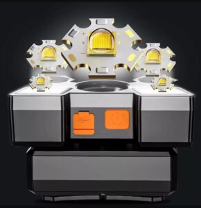 Galvos Prožektorius – 9x XPE LED kaina internetu