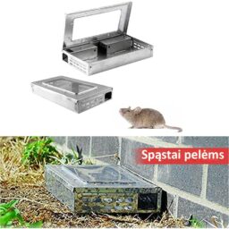 Gyvagaudžiai spąstai pelėms kaina internetu