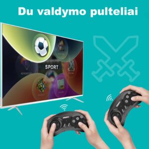 HDMI retro žaidimų konsolė SG800 kaina internetu