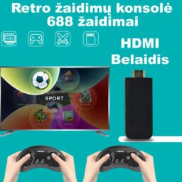HDMI retro žaidimų konsolė SG800 kaina internetu