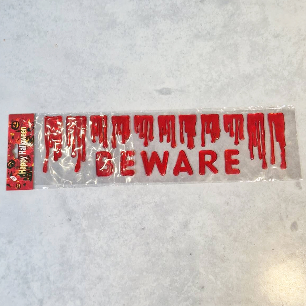 Helovino Dekoracija "beware" kaina internetu