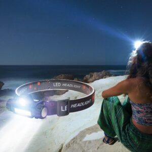 Įkraunamas prožektorius ant galvos kaina internetu