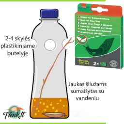 Jaukas šliužų gaudyklei, 2 vnt. kaina internetu