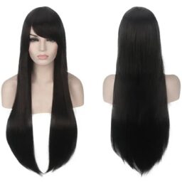 Juodas perukas 80cm kaina internetu