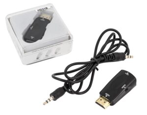Keitiklis adapteris HDMI į VGA + Audio laidas kaina internetu