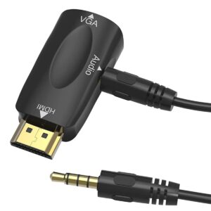Keitiklis adapteris HDMI į VGA + Audio laidas kaina internetu