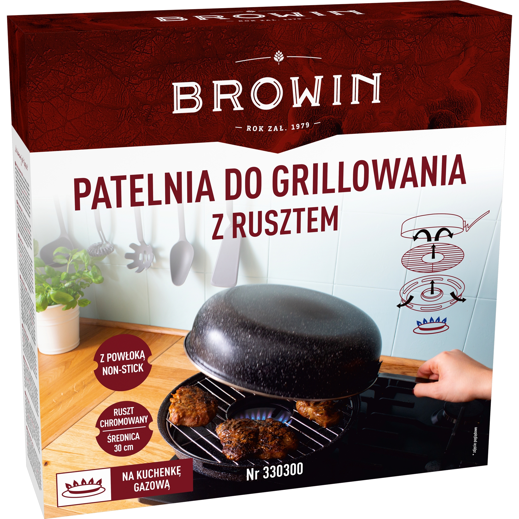 Keptuvė su grotelėmis kaina internetu